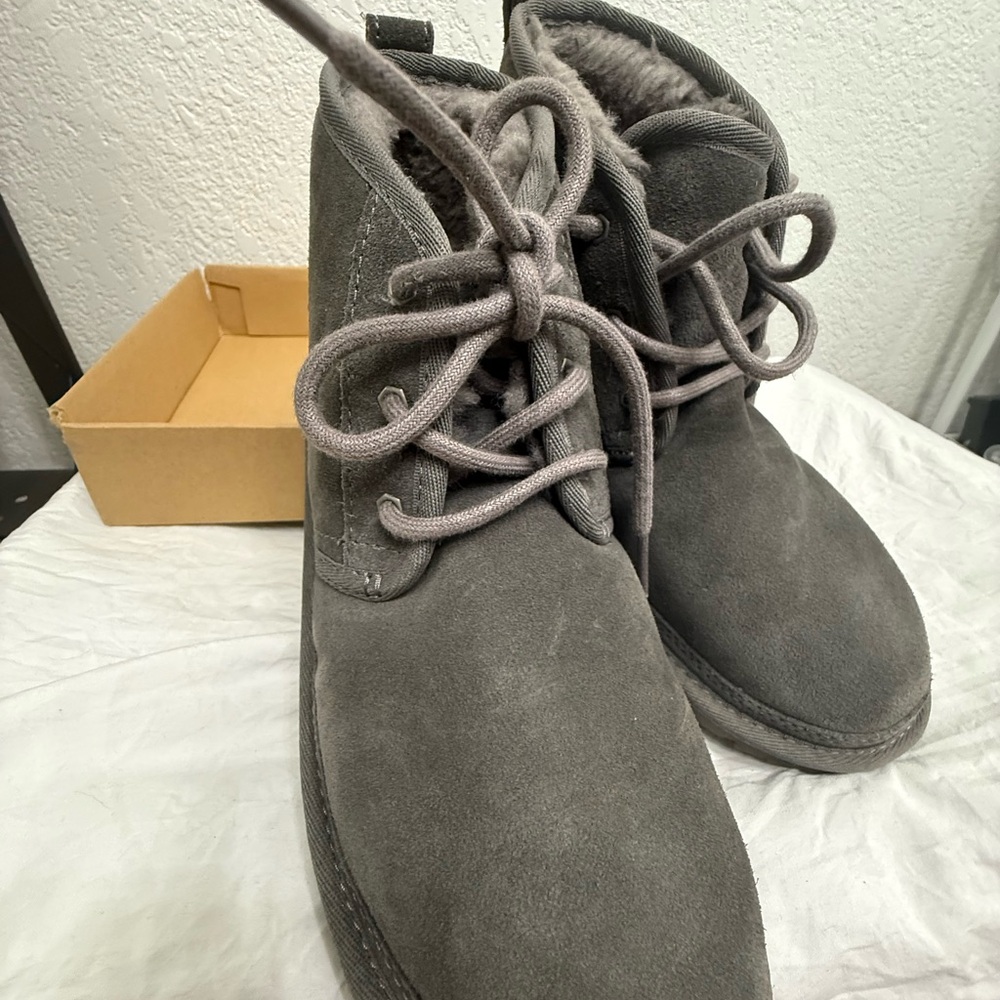UGG Charcoal Suede Boots Nuemel